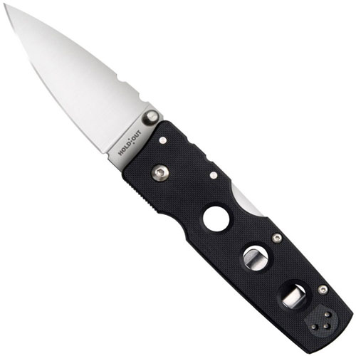 Cold Steel Hold Out III Small Satin Lockback Folding Knife