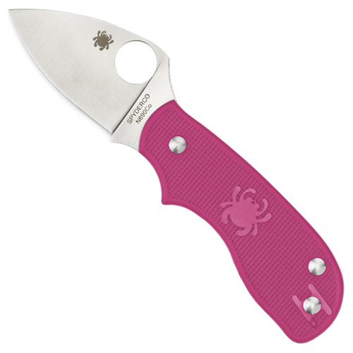 Spyderco Squeak Slipit Pink FRN Plain Edge Folding Knife