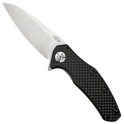 Zero Tolerance 0770CF Stonewash Finish Blade Folding Knife