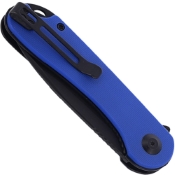 Elementum Folding Knife - Blue G10 Handle - Black S/S Liner - Versatile and sleek. Explore at Mrknife.com.
