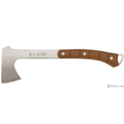 Hatchet Hawk Axe w Sheath & Brown Handle