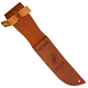 Ka-Bar 1095 Cro-Van Steel Utility Knife w/ Leather Sheath