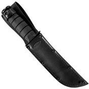 Full-size Black Leather Sheath for 7 Inch Long Knife