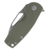 SOG X Mikkel Collaboration Stout Folding Knife - OD Green&Silver 