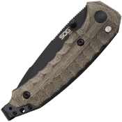 SOG Kiku Assisted Black TiNi Spring Open Knife